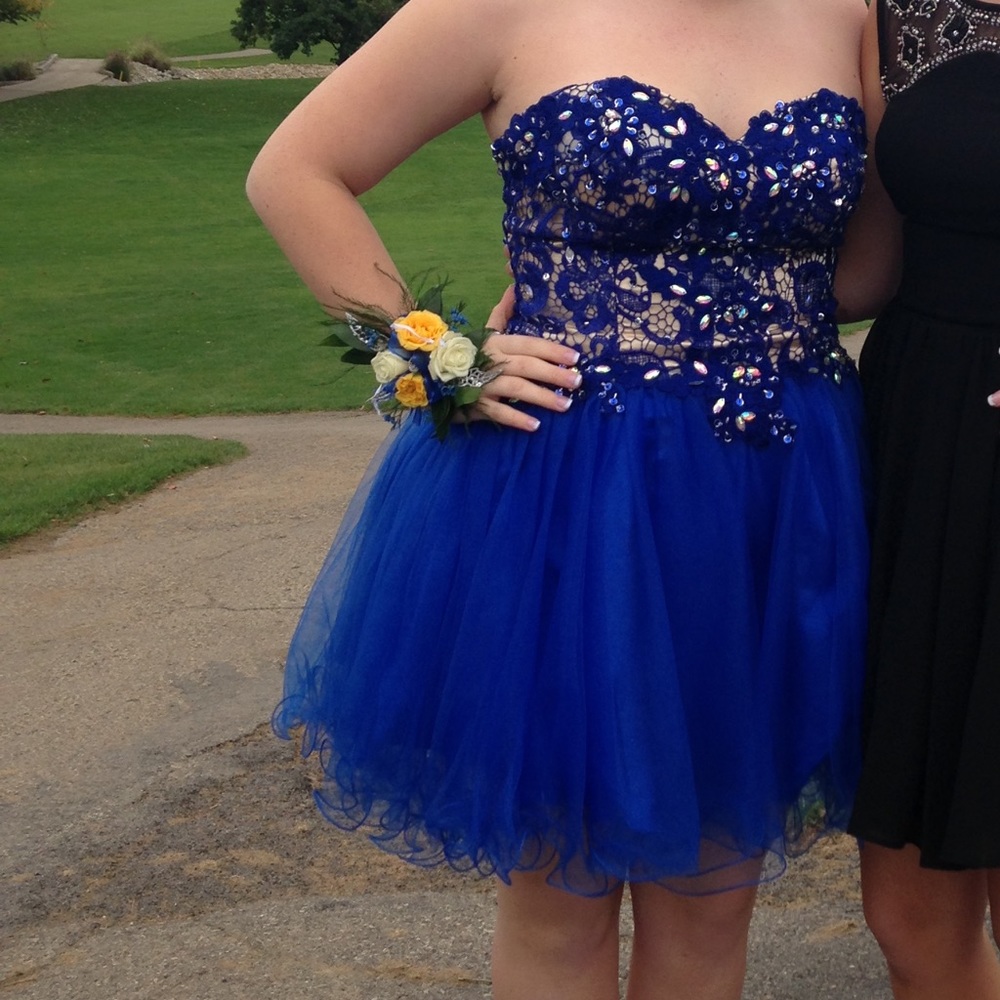 Corset back homecoming dress!